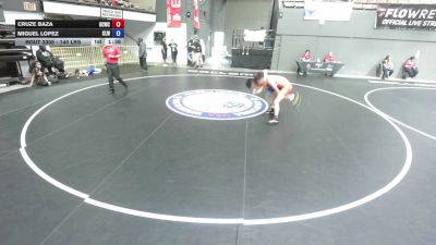 140 lbs Champ. Rd Of 16 - Cruze Baza, Daniel Cormier Wrestling Club vs Miguel Lopez, Club Lucha Wrestling