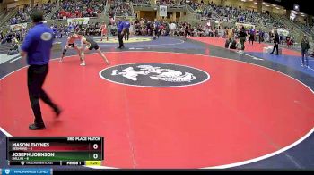 122 lbs Finals (8 Team) - Mason Thynes, Redmond vs Joseph Johnson, Dallas