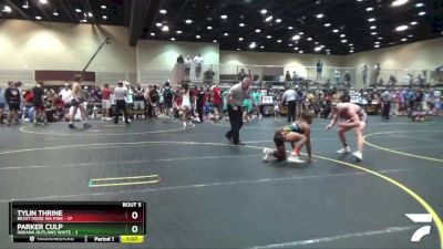 138 lbs Round 2 (6 Team) - Tylin Thrine, Beast Mode WA Pink vs Parker Culp, Indiana Outlaws White