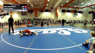 92 lbs Quarterfinal - Enzo Canonizado, NOVA Wrestling Club vs Bryce Howell, Jr Big Orange