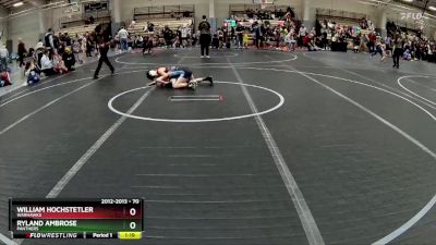70 lbs 3rd Place Match - William Hochstetler, Warhawks vs Ryland Ambrose, Panthers