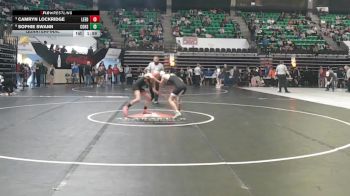 1-5A 100 Quarterfinal - Camryn Lockridge, Leeds vs Sophie Swann, Corner