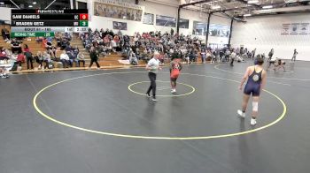 165 lbs Champ. Round 1 - Braden Getz, Marian vs Sam Daniels, Georgetown (KY)