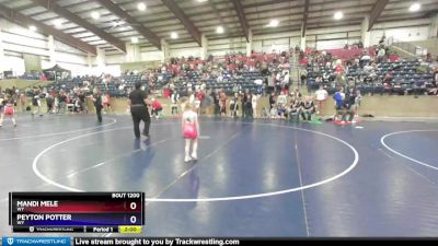 55-60 lbs Round 3 - Mandi Mele, WY vs Peyton Potter, WY