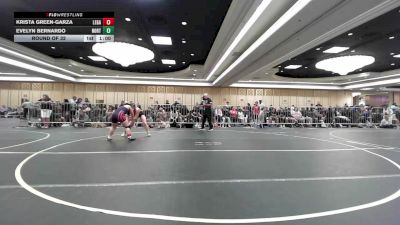 130 lbs Round Of 32 - Krista Green-Garza, Legacy WC vs Evelyn Bernardo, North Coast Grapplers