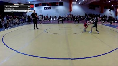 56 lbs Round 4 - Weston Brewer, Virginia Team Predator vs Wyatt Deal, Virginia Team Predator