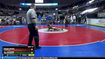 7 lbs Quarterfinal - Kiyan Simon, Huntsville vs Eli Sanders, Smiths Station Hs