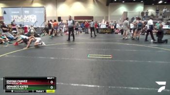 110 lbs Quarterfinals (8 Team) - Izayiah Chavez, Team Gotcha vs Demarco Kates, Team Gotcha Black