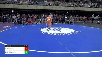 177 lbs Consi Of 4 - Kyle Keefe, Bradford, PA vs Derek Grafton, Ford City, PA