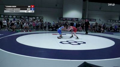 51 kg Cons. Semis - Cohen Reer, Burnett Trained Wrestling vs Connor Maddox, Maurer Coughlin Wrestling Club