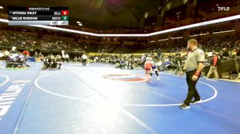 125 Class 2 lbs Cons. Round 2 - Vittoria Wiley, Rolla vs Millie Robison, Northwest