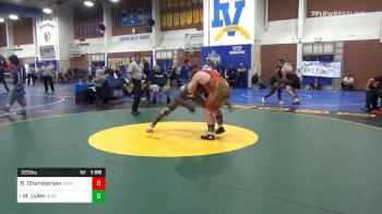 220 lbs Prelims - Bryce Chamberlain, Hemet vs Malachi Lyles, Mayfair