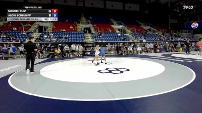 132 lbs Cons. Sub-rd Of 64 - Manuel Ruiz, CA vs Alois Schlumpf, WI