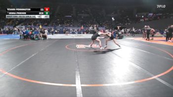 6A/5A Girls 145 Cons. Round 2 - Tevarii Pennington, Crook County Girls vs Jenna Friesen, McNary Girls