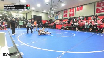 144 lbs Final - Samuel Teape, Prague vs Silas McCraw, McAlester