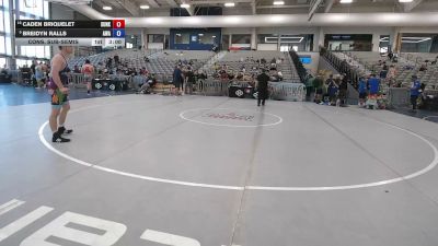 132 lbs Cons. Sub-semis - Caden Briquelet, Sunkids vs Breidyn Ralls, Aces Wrestling Academy