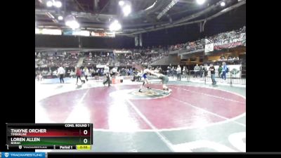 160 lbs Cons. Round 1 - Loren Allen, Borah vs Thayne Orcher, Timberline