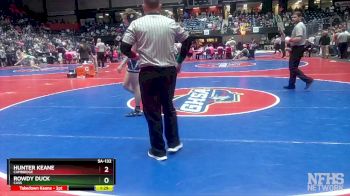 5A-132 lbs Semifinal - Rowdy Duck, Cass vs Hunter Keane, Cambridge