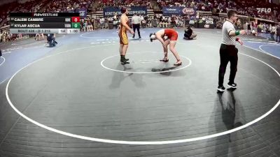 D 1 215 lbs Cons. Round 1 - Calem Cambre, Riverdale vs Kylar Ascua, Terrebonne