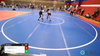 120 lbs Rr Rnd 2 - Caleb Fogleman, Heat vs Kade Runk, Sperry Wrestling Club