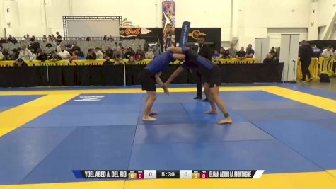 Yoel Abed A. Del Rio vs Elijah Adino La Montagne 2024 World IBJJF Jiu-Jitsu No-Gi Championship