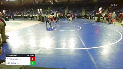 190 lbs Consi Of 16 #2 - Forrester Thompson, New Bedford vs Mateus Dalton, Xaverian