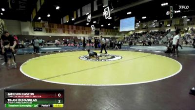 84 lbs Round 2 - Jameson Easton, Temecula Valley Wrestling Club vs Tihani Bumanglag, Granite Wrestling Club