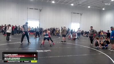 115 lbs Round 3 - Lilliava Hoeft, Mighty Warriors Wrestling Acad vs Skyler Edwards, Grizzlies Wrestling Club