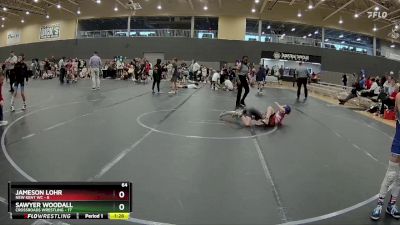 64 lbs Round 3 - Sawyer Woodall, Crossroads Wrestling vs Jameson Lohr, New Kent WC