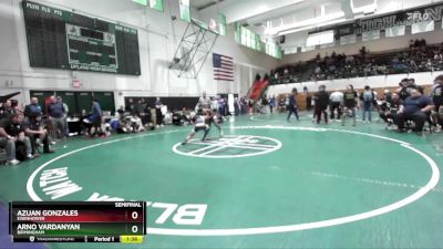 132 lbs Semifinal - Arno Vardanyan, Birmingham vs Azuan Gonzales, Eisenhower