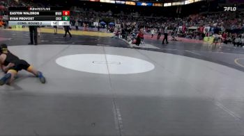 120 lbs Cons. Round 2 - Easton Waldron, Mountain View, Oregon vs Evan Provost, Crook County