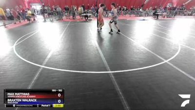 182 lbs Quarterfinal - Max Matthias, Askren Wrestling Academy vs Braxten Walrack, Wisconsin