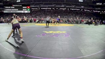 D4-150 lbs Cons. Round 1 - Landon Zastrow, Hemlock vs Collin York, Bronson