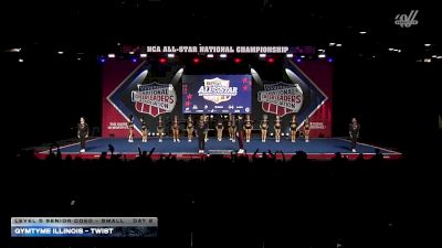 GymTyme Illinois - Twist [2026 L5 Senior Coed - Small Day 2] 2026 NCA All-Star National Championship