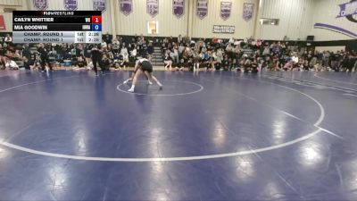 131 Open Champ. Round 1 - Mia Goodwin, Iowa vs Cailyn Whittier, Wartburg