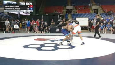 150 lbs Champ. Rd Of 128 - Brady Patterson, Iowa vs Camron Duffield, Missouri
