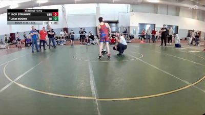 126 lbs 5th Place Match - Liam Boone, Forest Wrestling vs Jack Strumke, Williamsburg Wrestling Club