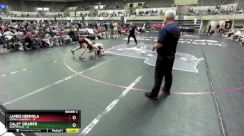 107 lbs Round 2 (4 Team) - James Hemmila, Loyola Academy vs Caley Graber, Northfield