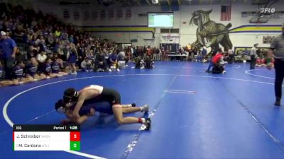 106 lbs Champ. Round 1 - Marcus Cardona, West Liberty vs Joseph Schreiber, Washington