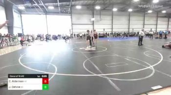 126 lbs Consi Of 16 #2 - Cael Alderman, KS vs Jordon Oehme, SD