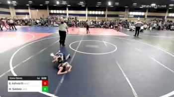 54 lbs Consolation - Brooks Ashworth, Westlake WC vs Marcelo Saldate, Gold Rush Wr Ac