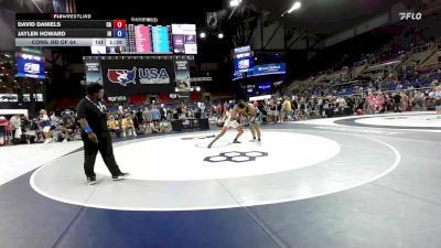 157 lbs Cons. Rd Of 64 - David Daniels, CA vs Jaylen Howard, IN