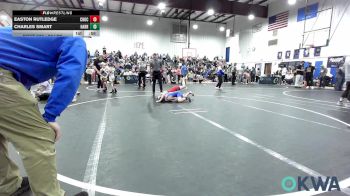 83 lbs 3rd Place - Easton Rutledge, Choctaw Ironman vs Charles Smart, Harrah Little League Wrestling