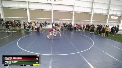 215 lbs Cons. Round 4 - Cooper Stositch, Lone Peak vs Paden Overy, Westlake