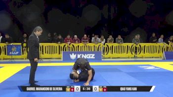 Qiao Yang Han vs Gabriel Marangoni De Oliveira 2025 Pan IBJJF Jiu-Jitsu No-Gi Championship