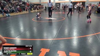 N-10 lbs Round 2 - Wyatt Hawkins, Alburnett Mat Pack vs Suzette Ruiter, Hudson Pirate