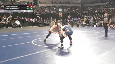 132 lbs Consi Of 8 #2 - Joseph Albert, Everett Alvarez (CC) vs Cael Humphrey, Sultana (SS)