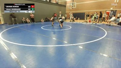 93 lbs Semifinal - Isaac Rodriguez, Hawk Wrestling Club vs DeVere Rowan, Hawk Wrestling Club