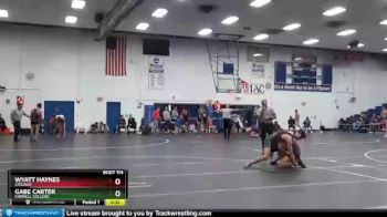 165 lbs Cons. Round 3 - Gabe Carter, Cornell College vs Wyatt Haynes, Chicago
