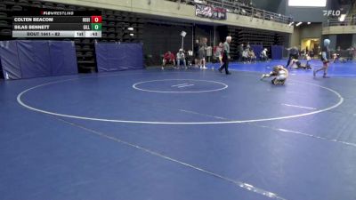 82 lbs Consi-qtrs - Colten Beacom, Robinson vs Silas Bennett, Gillet